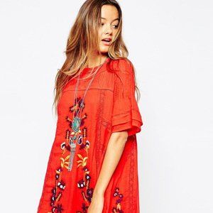 FREE PEOPLE 'Perfectly Victorian' Minidress